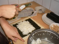 Příprava Sushi - ze švédských ingrediencí :-)