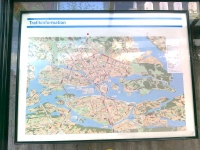 Mapa Stockholmu. Autor: Karolina